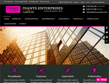 Tablet Screenshot of dianysmedia.com